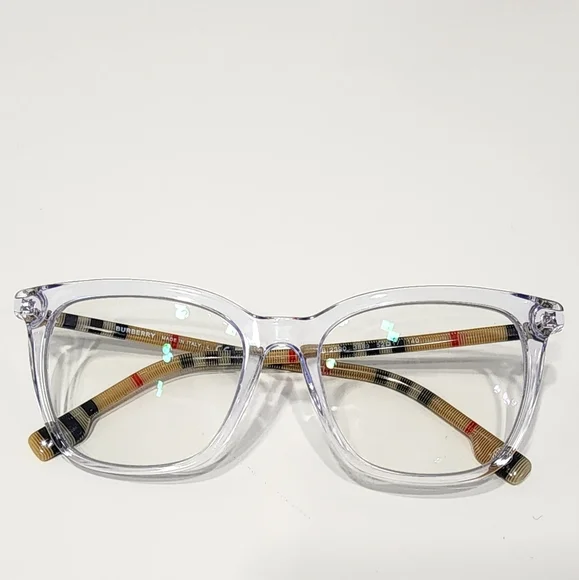 Burberry Women's Transparent Frame Glasses - Picture 1 of 7